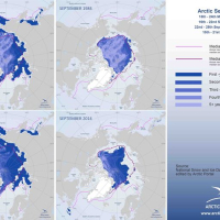 Arctic Sea Ice Age Compare 1984 vs. 2014/15